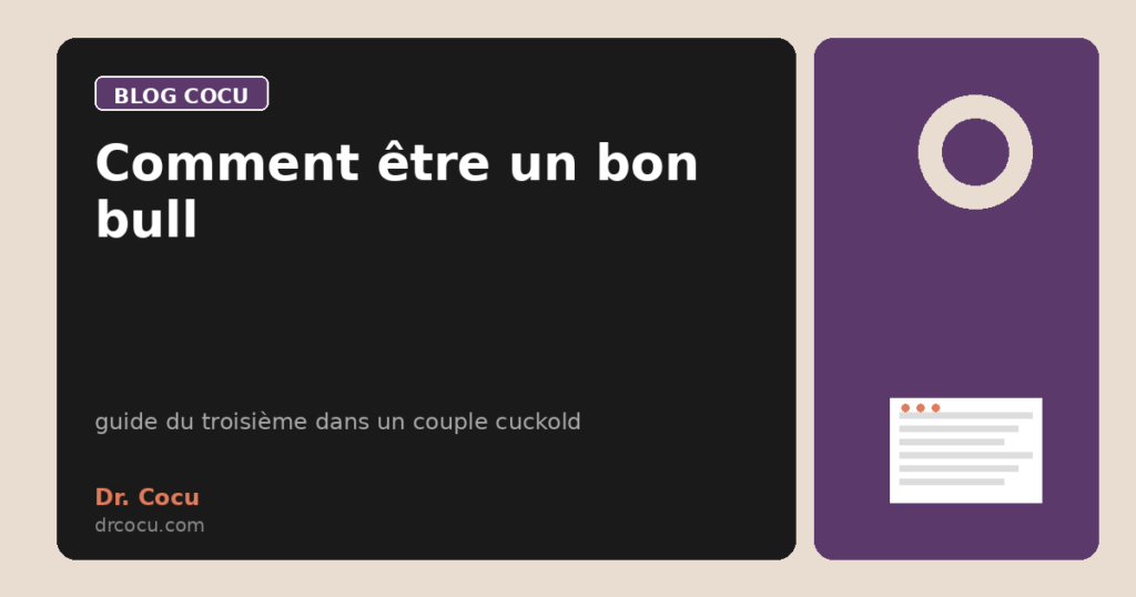 Comment être un bon bull