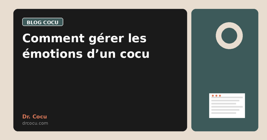 Comment gérer les émotions d’un cocu